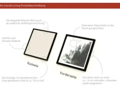 Pro Art Bilder^Bild mit Rahmen Anonymus Foggy Trees 32,5 cm x 32,5 cm