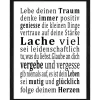 Pro Art Bild mit Rahmen Anonymus Lebensweisheit 42,5 cm x 32,5 cm