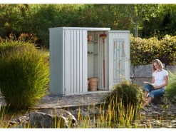 Biohort Geräteschrank Gr. 150 Silber-Metallic B x T: 155 cm x 83 cm