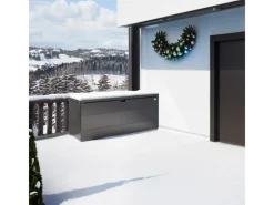 Biohort Stylebox 170 Dunkelgrau-Metallic 170 cm x 70 cm x 81 cm