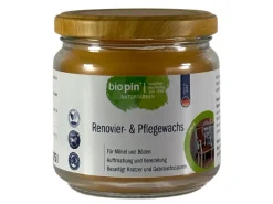 Biopin Weißlacke^Renovier- und Pflegewachs Weiß 375 ml