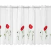Sehlbach Bistrogardine Mohnblume Rot 45 cm x 155 cm