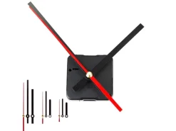 Bastelzubehör^Blanko Uhrwerk mit 3 Zeigersätzen Schleichsekunde