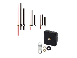 Bastelzubehör^Blanko Uhrwerk mit 3 Zeigersätzen Schleichsekunde