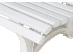 Blome 3er Bank Helgoland Weiß 64 cm x 150 cm x 80 cm