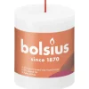 Bolsius Rustik-Kerze Shine 80/68 mm Wolkiges Weiß
