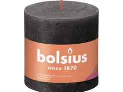 Bolsius Kerzen^Rustik-Kerze Shine 100/100 mm Stürmisches Grau