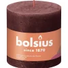 Bolsius Kerzen^Rustik-Kerze Shine 100/100 mm Samtrot