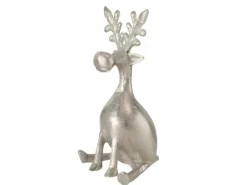 Boltze Dekorative Figuren^Deko-Figur Tarnow Groß 21 cm x 10 cm x 10 cm Silber