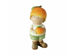 Boltze Dekorative Figuren^Figur Fruits 3-fach Sortiert 18 cm x 8 cm x 7,5 cm Orange