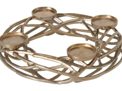 Boltze Kerzenhalter^Home Kerzenleuchter Ringval Gold
