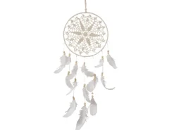 Boltze Dekorative Figuren^Home Traumfänger Susan 2-fach Sortiert 60 cm x 23 cm x 60 cm Natur-Beige