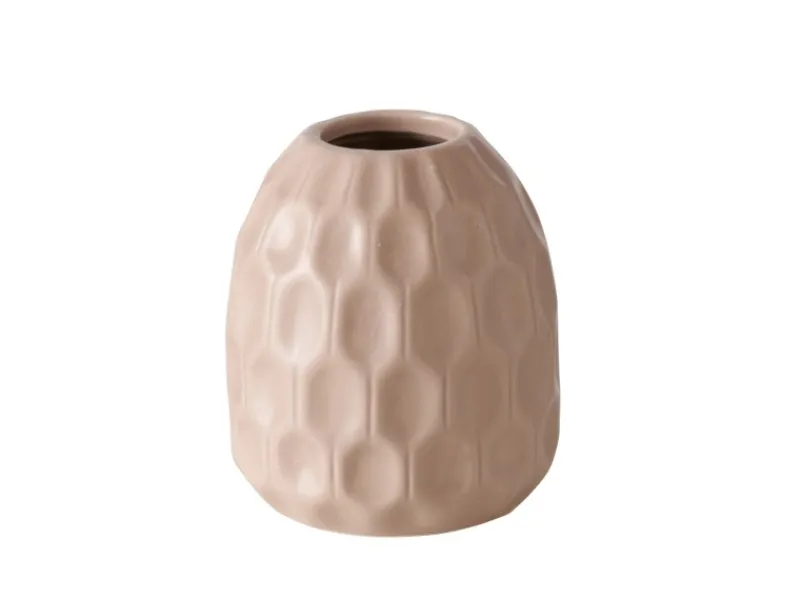 Boltze Home Vase Simona Ø 9 cm x 10 cm Beige