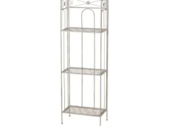 Boltze Geschenkartikel^Regal Morio 120 cm x 40 cm x 25 cm Grau