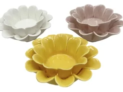 Boltze Geschenkartikel^Teelichthalter Melinda 5 cm x Ø 10 cm Farbenasuwahl