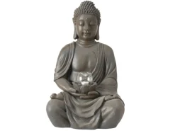 Boltze Windlichter^Windlicht Buddha 2-fach Sortiert 61 cm Braun