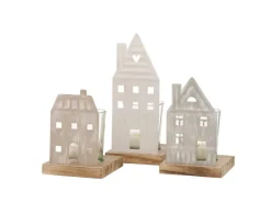 Boltze Windlichter^Windlicht 3-fach sortiert 12 cm x 8 cm