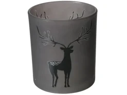 Boltze Windlichter^Windlicht Hirsch Groß 2-fach Sortiert Ø 9 cm x 10 cm Mehrfarbig