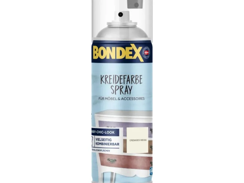 BONDEX kreidefarbe Spray Cremiges Weiss 0,4 l