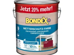BONDEX Wetterschutz-Farbe - 3 l ausreichend für ca. 27 m²