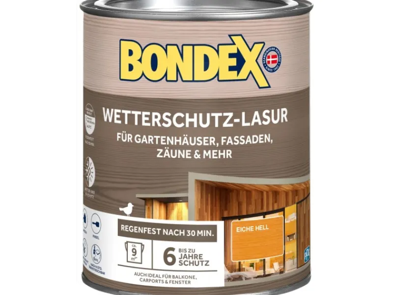 BONDEX Holzfarben^Wetterschutz-Lasur 750 ml