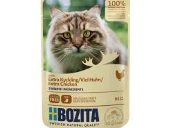 Bozita Katzenbedarf^Katzen-Nassfutter Pouch HiS Hühnchen für Katzen 85 g