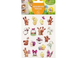 Ostern^Brauns-Heitmann Eierfarben Sticker Frühling für Eier 1 Blatt Bunt
