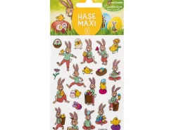 Brauns-Heitmann Eierfarben Sticker Hase Maxi für Eier 2 Blatt Bunt