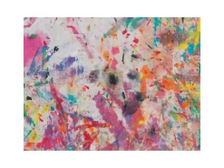 Bricoflor Tapetenmuster^Abstrakte Fototapete In Leinwand Optik Digitaldruck Tapete Bunte Farbkleckse Vliestapete Für Kinderzimmer Und Wohnzimmer