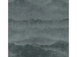 Bricoflor Dekorative Tapeten^anthrazit Tapete in Wasserfarben Optik Wolken Tapete Im Wasserfarben Stil auf Leinen für Schlafzimmer Schwarze Vliestapete mit Vinyl