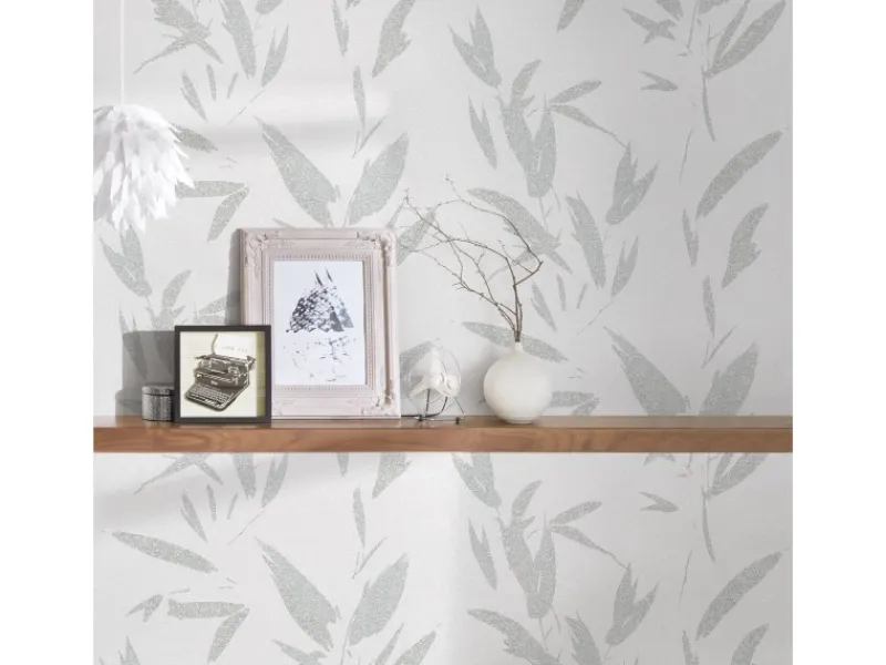 Bricoflor Tapezierzubehör^Bambus Tapete Asiatisch Moderne Vliestapete mit Bambusblätter Design Wellness Bambustapete Ideal für Badezimmer und Schlafzimmer