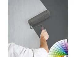 Bricoflor Überstreichbare Tapeten^überstreichbare Tapete Dünne Linien Einfarbige Vliestapete mit Vinyl zum überstreichen Uni Wandtapete Ideal für Küche und Flur