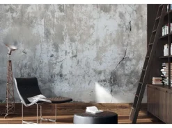 Bricoflor 3D Vliestapete in Betonoptik Grau Weiß Loft Tapete mit Alte Steinmauer im Industrial Style Vlies Fototapete mit Beton Design für Küche