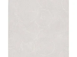 Bricoflor Ethno Tapete Weiß Grau Helle Vliestapete mit Kreis Design Afrikanische Vlies Mustertapete mit Teller Muster für Küche und Esszimmer