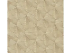 Bricoflor Tapetenmuster^Goldene Tapete Geometrisch Moderne Vliestapete mit Dreieck Design in Gold Mustertapete mit Metallic Effekt für Schlafzimmer und Esszimmer