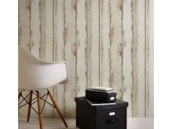 Bricoflor Dekorative Tapeten^Holz Tapete für Schlafzimmer im Vintage Stil Shabby Chic Tapete in Holzoptik in Weiß Landhaus Vliestapete im Maritimen Stil