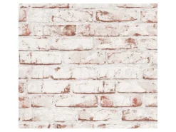 Bricoflor Dekorative Tapeten^Klinkerstein Tapeten Panel Industrial Style Tapete Selbstklebend in Steinoptik Vliestapete für Küche und Büro im 3D Backstein Design