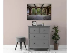 Bricoflor Lost Places Bilder Auf Leinwand Villa Bild Historisch Für Wohnzimmer Und Schlafzimmer Vintage Wandbild In 120 X 80 Cm