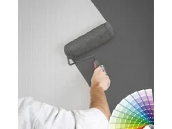 Bricoflor Moderne Tapete Gestreift Uni Vliestapete mit Streifen Klassisch Ideal für Wohnzimmer und Büro Vlies Streifentapete Hell überstreichbar