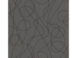 Bricoflor Moderne Tapete Abstrakt Graue Vliestapete mit Geschwungene Linien Muster Vlies Mustertapete mit Vinyl Ideal für Küche und Wohnzimmer