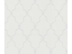 Bricoflor Ornament Tapete Orientalisch Weiße Vliestapete zum überstreichen Vlies Strukturtapete für Schlafzimmer und Badezimmer