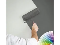 Bricoflor Putz Vliestapete überstreichbar Weiße Tapete in Putzoptik Schlicht zum überstreichen Einfarbige Vlies Wandtapete mit Putzstruktur für Flur