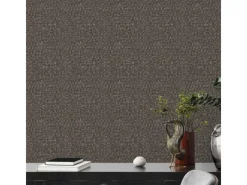 Bricoflor Schwarze Tapete im Ethno Chic Vlies Mustertapete Schwarz Gold für Wohnzimmer und Küche Vliestapete im Boho Style