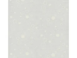 Bricoflor Seifenblasen Tapete überstreichbar Weiße Vliestapete mit Bubble Muster zum überstreichen Vlies Mustertapete mit Vinyl für Wohnzimmer und Bad