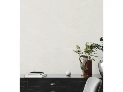 Bricoflor Strukturtapete Weiß überstreichbar Uni Tapete Hell Ideal für Büro und Wohnzimmer Weiße Vliestapete zum überstreichen