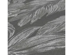 Bricoflor Tapete Grau Silber Schwarz Elegante Vliestapete mit Blättern im Schimmer Effekt Mustertapete in anthrazit für Wohnzimmer