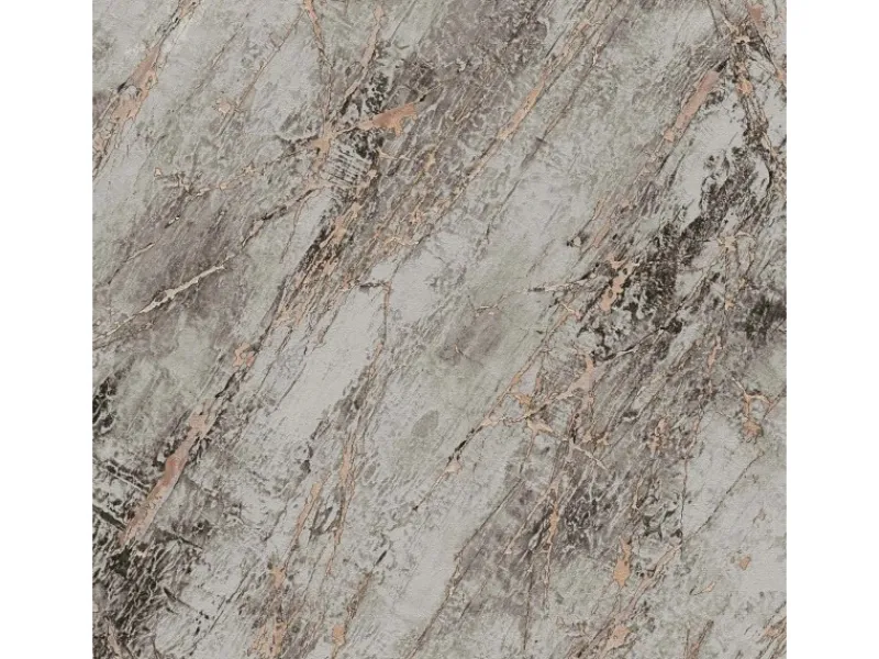 Bricoflor Dekorative Tapeten^Tapete Marmor Grau Ideal für Wohnzimmer und Küche Moderne Vliestapete in Marmoroptik mit Vinyl Struktur Abwaschbar