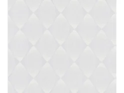 Bricoflor Überstreichbare Tapeten^Tapete Weiß überstreichbar Retro Tapete mit Muster Ideal für Wohnzimmer und Küche Vliestapete zum überstreichen