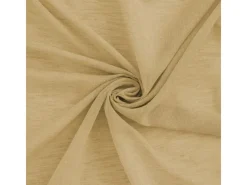 Bricoflor Türvorhänge^Transparenter Vorhang mit Verdeckten Schlaufen Oskar Safran