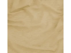 Bricoflor Türvorhänge^Transparenter Vorhang mit Verdeckten Schlaufen Oskar Safran